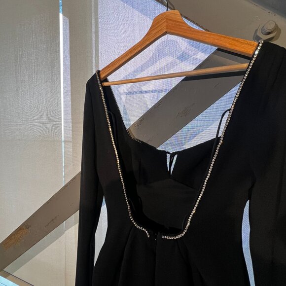 S House of CB ROSA Black Crystal Embellished Maxi Dress - Picture 5 of 10